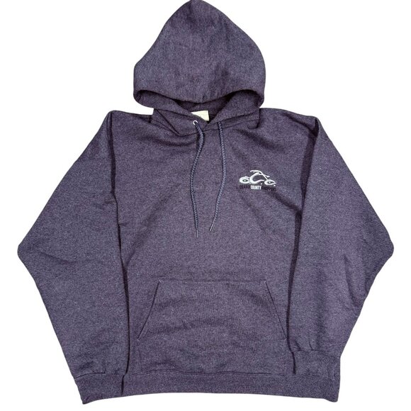 Vintage 1990s Orange County Choppers Motorcycle Hot Rod Hoodie XL - Picture 2 of 8